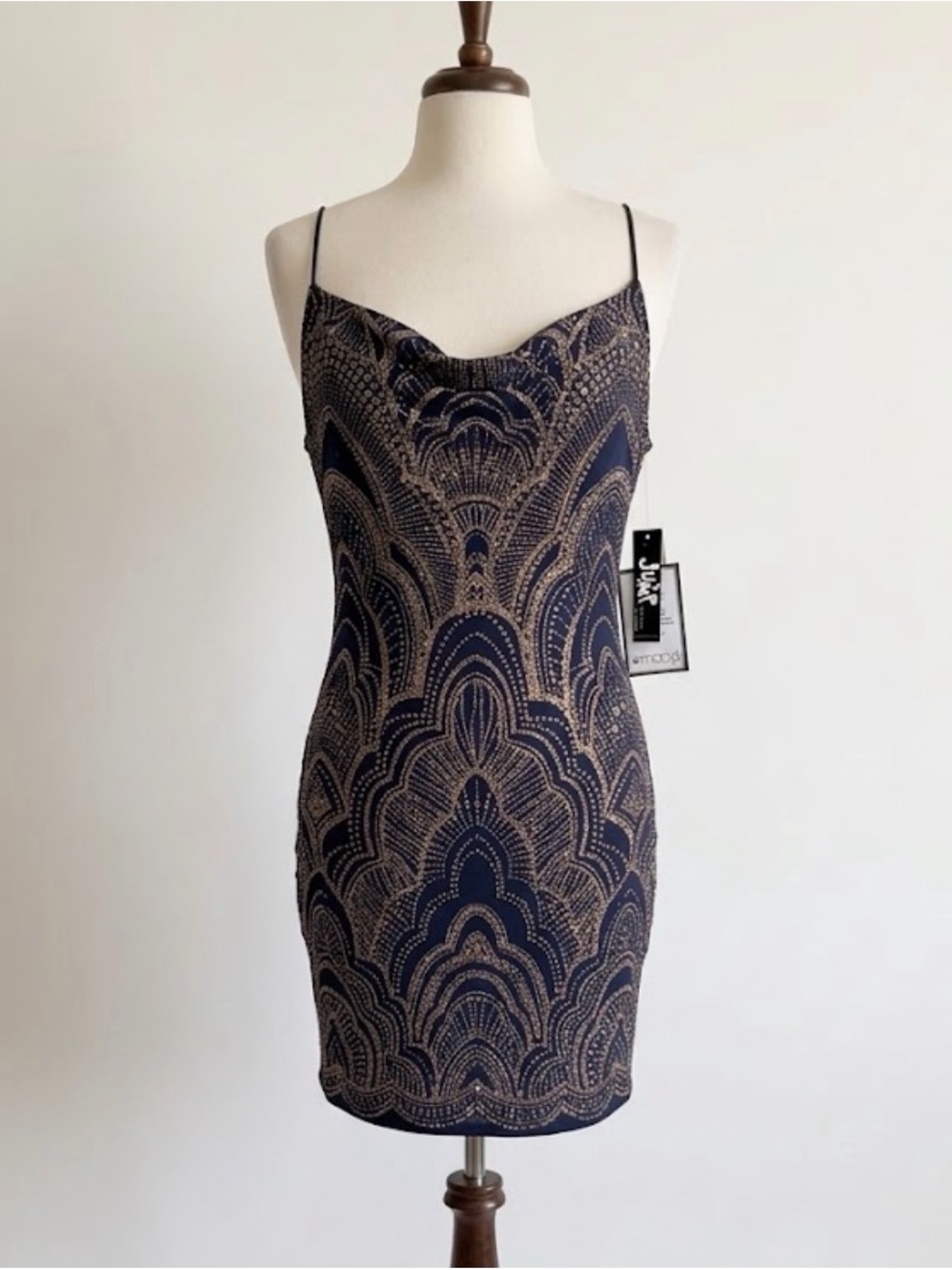 NWT Jump Apparel Glitter Mini Bodycon Dress Homecoming Wedding Guest Cocktail XL